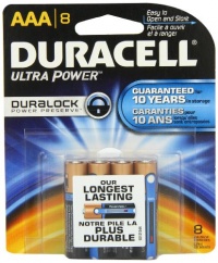 Duracell Ultra Power Aaa Batteries 8 Count