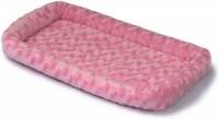 Midwest Quiet Time Fashion Pet Bed, Pink, 24 x 18