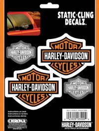 Harley Davidson Static Cling Decal