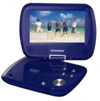 Sylvania SDVD7037 7-Inch Portable DVD Player with Swivel Screen - Blue