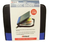 Inland Pro CD/DVD Carrying Case Holds 208 Discs