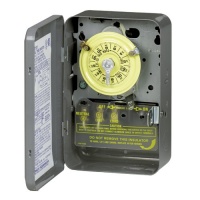 Intermatic T104 208-277-Volt DPST 24 Hour Mechanical Time Switch