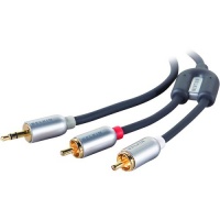 Belkin PureAV Miniplug to RCA Y Audio Cable-7 Feet