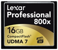 Lexar Professional 800x 16GB CompactFlash Memory Card LCF16GCTBNA800