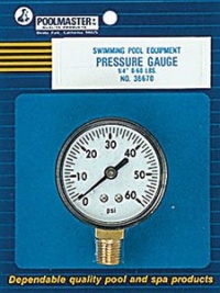 Poolmaster 36670 Standard 1/4-Inch Threaded Side Mount Pressure Gauge