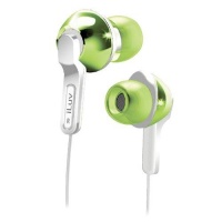 iLuv iEP322GRN City Lights In-Ear Earphones - Ultra Bass - Green