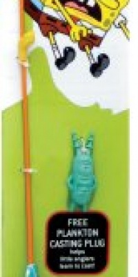 Zebco Spongebob Floating Fishing Rod and Reel Combo