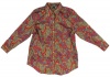 Lauren Ralph Lauren Women's Paisley Cotton Workshirt (Medium, Red Multi)