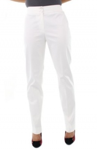 Jones New York Pants, Women's Straight Leg Pant 4 White