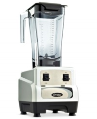 Where mixed reactions are made-this high-powered blender steps up to & conquers a range of ingredients with heavy-duty, extra-sharp stainless steel blades that deliver consistent, evenly mixed results and an unbreakable tritan co-polyester carafe that withstands the wear & tear of everyday use. Model BL420S.