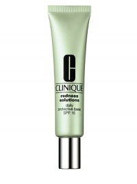 Extra-gentle UVA/UVB protection for skins with redness. Oil-free makeup primer with corrective tine. SPF 15. 1.35 oz. 