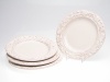 Certified International Firenze Ivory 11-1/2-Inch Dinner Plate, Set of 4