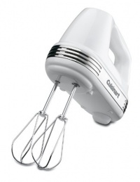 Cuisinart HM-70 Power Advantage 7-Speed Hand Mixer, Stainless and White