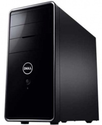 Dell Inspiron Desktop I620-1040BK - Intel Processor G630 2.7GHz, 4GB DDR3 Memory, 1TB Hard Drive, CD/DVD Burner, Windows 7 Professional, Black