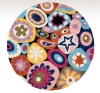 Momeni Flowerburst Rug, Multi, 5' x 5' Round