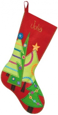 Dimensions Needlecrafts Felt Applique, Festive Tree Stocking