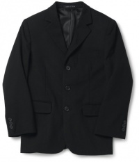 Calvin Klein Boys 8-20 Husky Bi-Stretch Blazer,Black,10