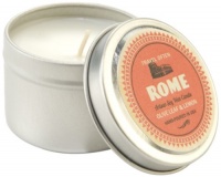 Paddywax Wanderlust 2-Ounce Travel Tin Candle, Rome Olive Leaf and Lemon