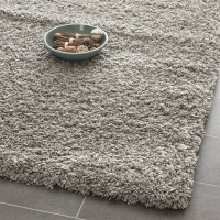 Safavieh Shag Collection SG151-7575 Silver Shag Area Rug, 8-Feet by 10-Feet