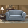 Sure Fit Denim 1-Piece Loveseat Slipcover, Indigo