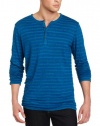 7 For All Mankind Men's Striped Henley