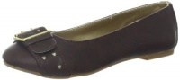 Jessica Simpson Hera Flat (Little Kid/Big Kid),Brown,3.5 M US Big Kid