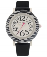 Unleash your inner wild child with this exotic watch from Betsey Johnson.