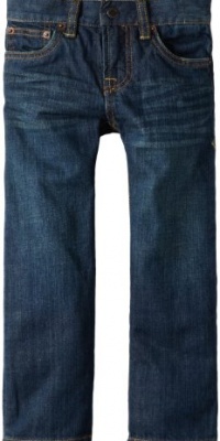 Lucky Brand Boys 2-7 Sherman Billy Straight Fit Jean, Blue/Black Tint, 6