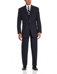 Haggar Men's Stripe Two Button Center Vent Suit Separate Jacket