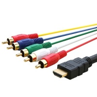 eForCity 538581 HDMI to 5 RCA Cable, 5-Feet