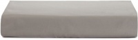 Calvin Klein Home Solid Sateen Pearl Edge Queen Fitted Sheet, Quarry