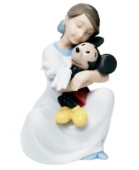 The magic of Disney and beautiful craftsmanship of Nao by Lladro make this heartwarming Mickey Mouse figurine a favorite for collectors young and old.