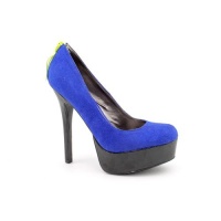 Material Girl Women's Marcel Platform Pumps in Bright Blue