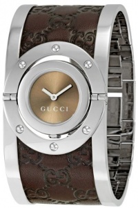 Gucci Twirl Quartz Brown Dial Women's Watch - YA112433