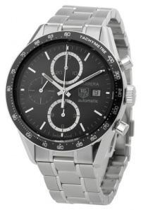 TAG Heuer Men's CV2010BA0794 Carrera Black Dial Watch