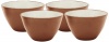 Noritake Colorwave Bowl, 4-Inch, Terra Cotta, Set of 4