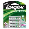 Energizer NH12BP-4 Rechargeable Nickel Metal Hydride AAA Battery, 4 Count