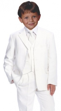 Gino First Communion and Wedding Suit Set White for Boys