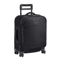 Briggs & Riley Transcend International Carry-on Spinner Luggage, Black, One Size