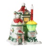 Department 56 North Pole Series Village Pip and Pop's Bubble Works Lit House, 6.89-Inch