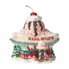 Department 56 North Pole Series Village Nana Split's Ice Cream Parlor Lit House, 7.87-Inch