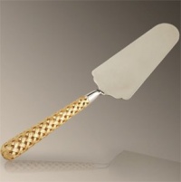 L'Objet Braid Gold Cake Server