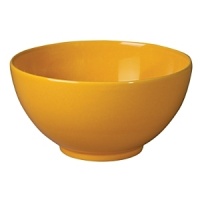 This small bowl in a bright Lemon Peel is handcrafted in Germany from high fired ceramic earthenware that is dishwasher safe. Mix and match with other Waechtersbach colors to make a table all your own.