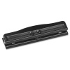 S.P. Richards Company Adjustable 3 Hole Punch, Adjustable, 1/4 Size, 8-10 Sheet Capacity, BK (SPR00786)