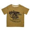 Sean John Boys 12-24 Months Shadow Tee (12M, Brown)