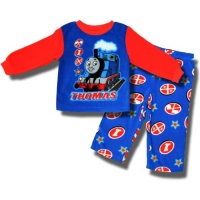 Thomas the Tank Engine Railroad Signals 2 piece fleece pajama set for toddler boys - 4T