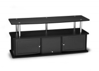 Convenience Concepts 151202 TV Stand with 3 Cabinets for Flat Panel TV's up to 50-Inch or 85-Pound, Black