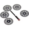 SE DW13 Diamond Wheel 6 Piece1/8-Inch Shank