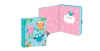 Peaceable Kingdom / Lock & Key Diary 'Owls'