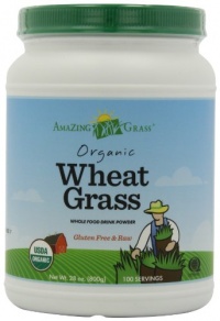 Amazing Grass Organic Wheat Grass 100 Serving, 28-Ounce Container